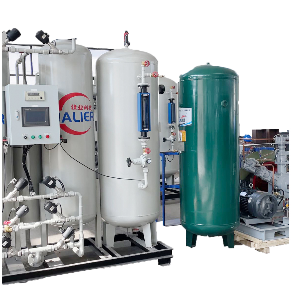 Generador de oxígeno industrial automatizado de alta presión