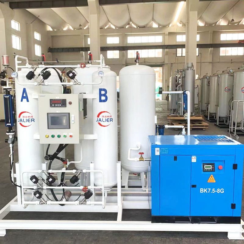 Generador industrial del nitrógeno del PSA de la instalación fácil eficiente del uso de la industria petrolera de la pureza elevada