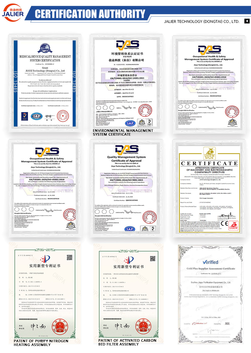 Certificaciones